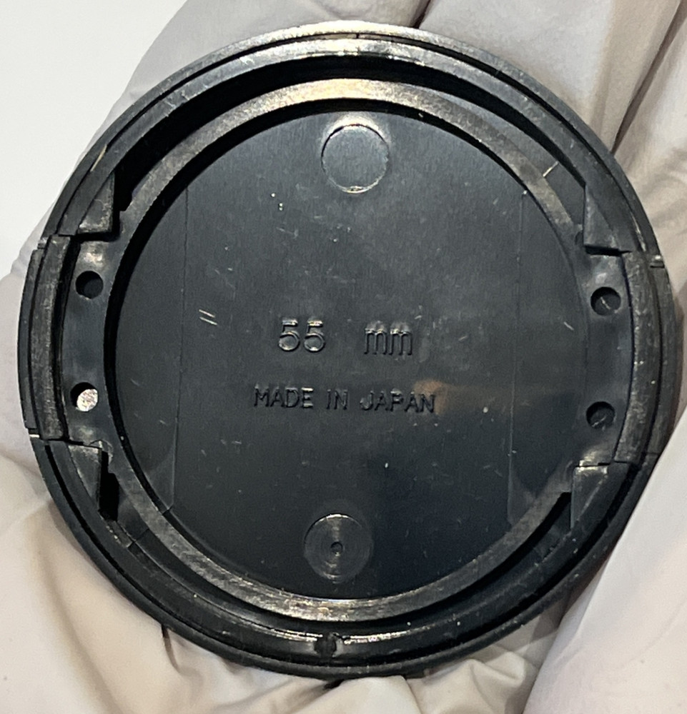 Sigma 55 mm Plastic Tab Lock Front Lens Cap Oem Original Replacement Good Cond