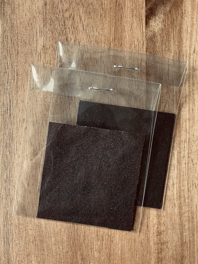 Barbour Wax Patch x 2 (Rustic Brown) 5x5cm