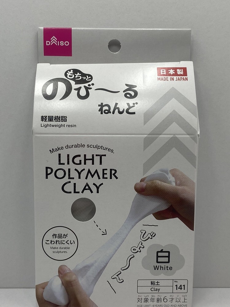 DAISO JAPAN NEW Light Polymer Clay ×3 set (Soft Nendo)