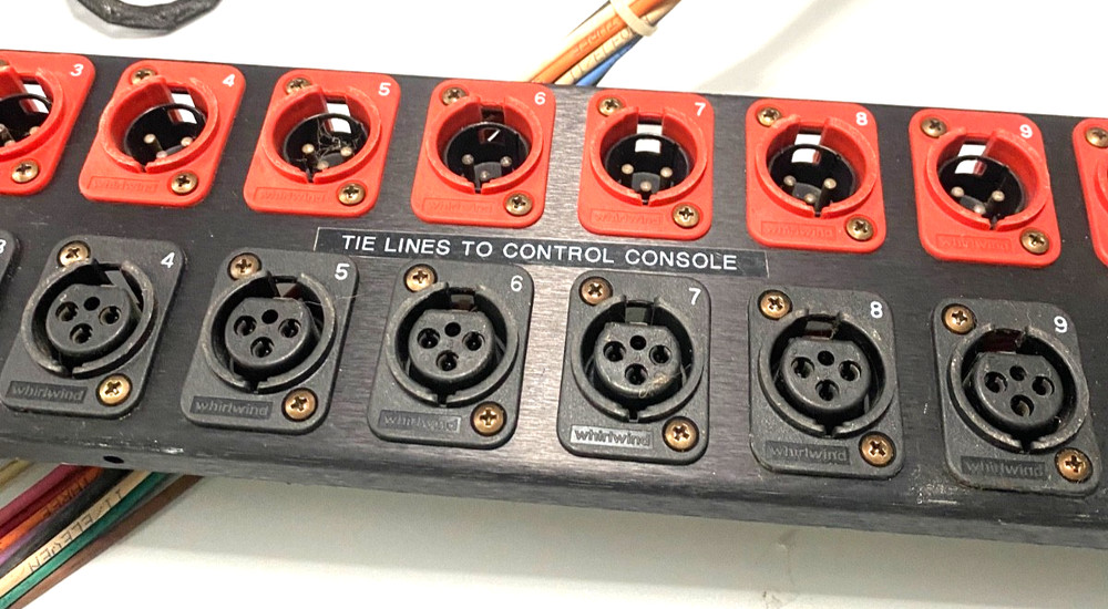 Whirlwind Lot of 2 Patch Panel Wired Covers Working