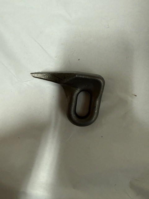 Welded on D-ring tie down anchor