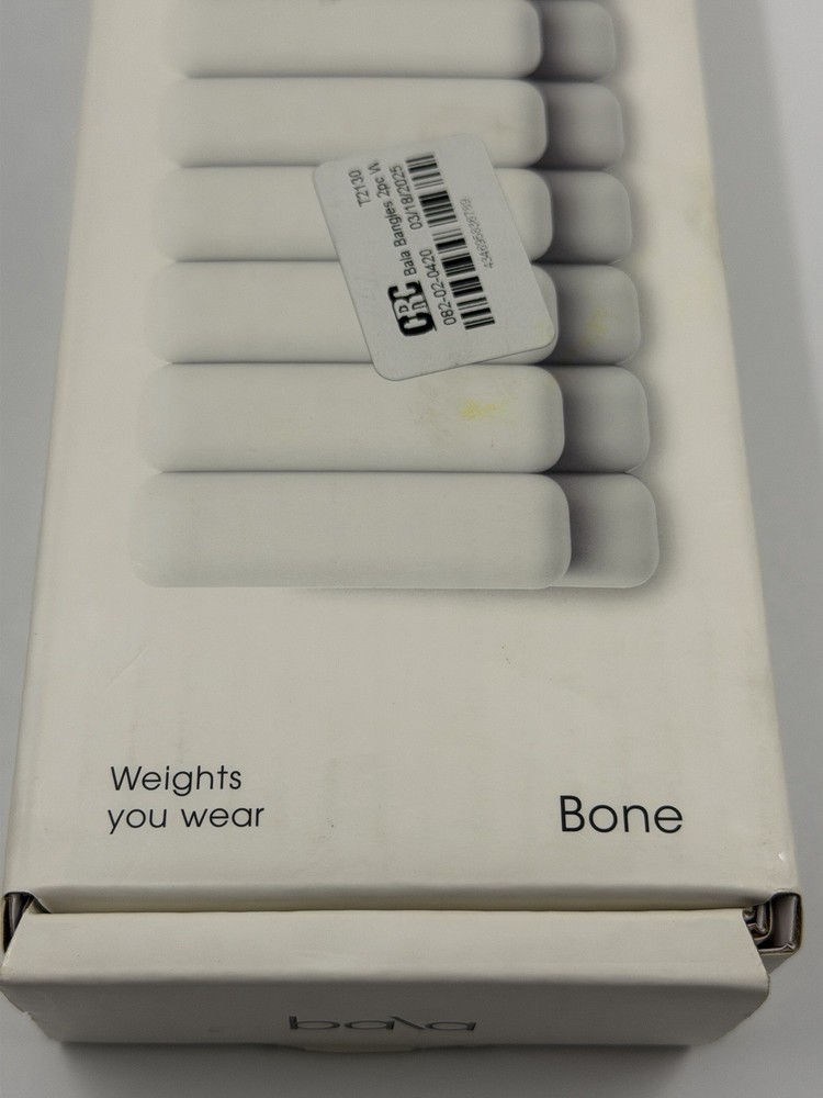 ‎Bala Bala Bangles 2PC Wrist & Ankle Weight Set - 1LBS - Bone. Great Condition.