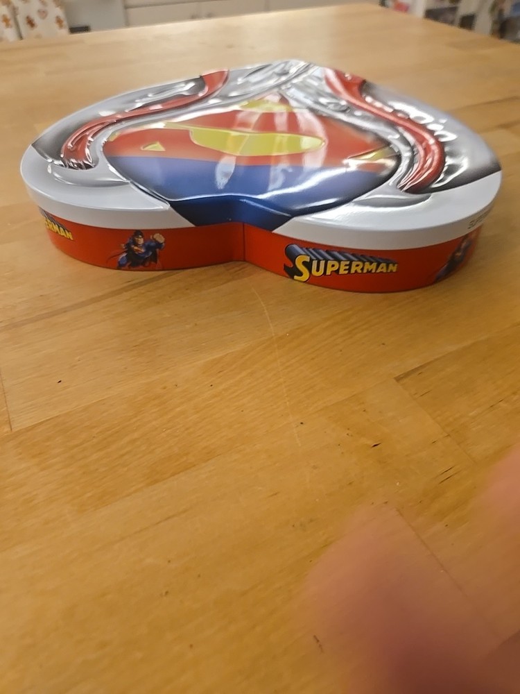 Clark Kent Superman Container DC Comics Heart Shaped Tin Only