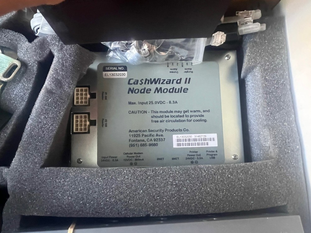 OEM Amsec CashWizard II Electronic Cash Safe Access Control System.