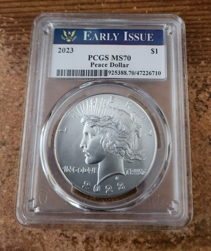 2023 Peace silver dollar PCGS MS 70 Early Issue
