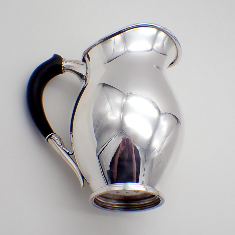 Water Pitcher Small Size Danish Sterling Silver 1944