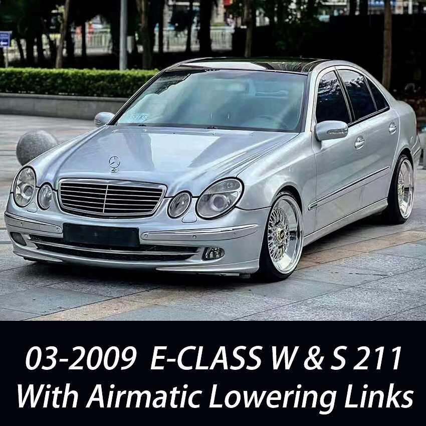 FOR MERCEDES BENZ E CLASS ADJUSTABLE LOWERING LINKS SUSPENSION KIT W211 E55 E500