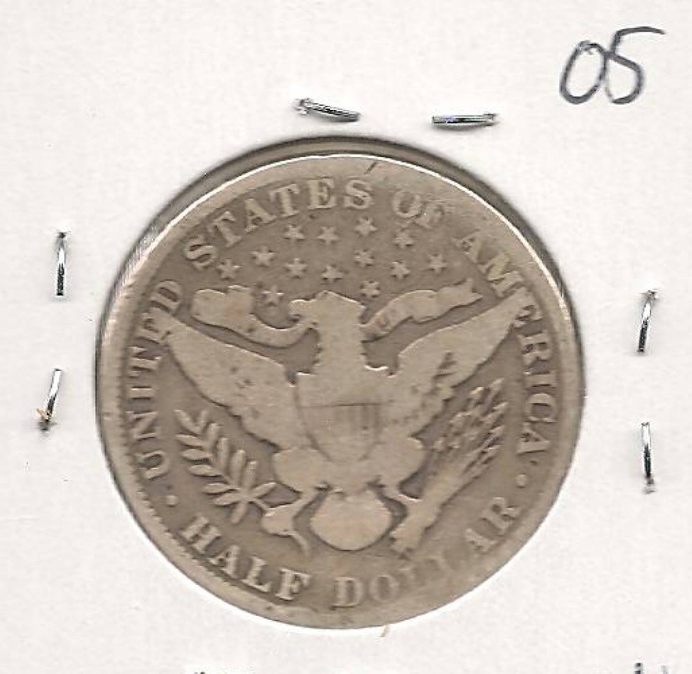 1905 Barber Half : Very Good