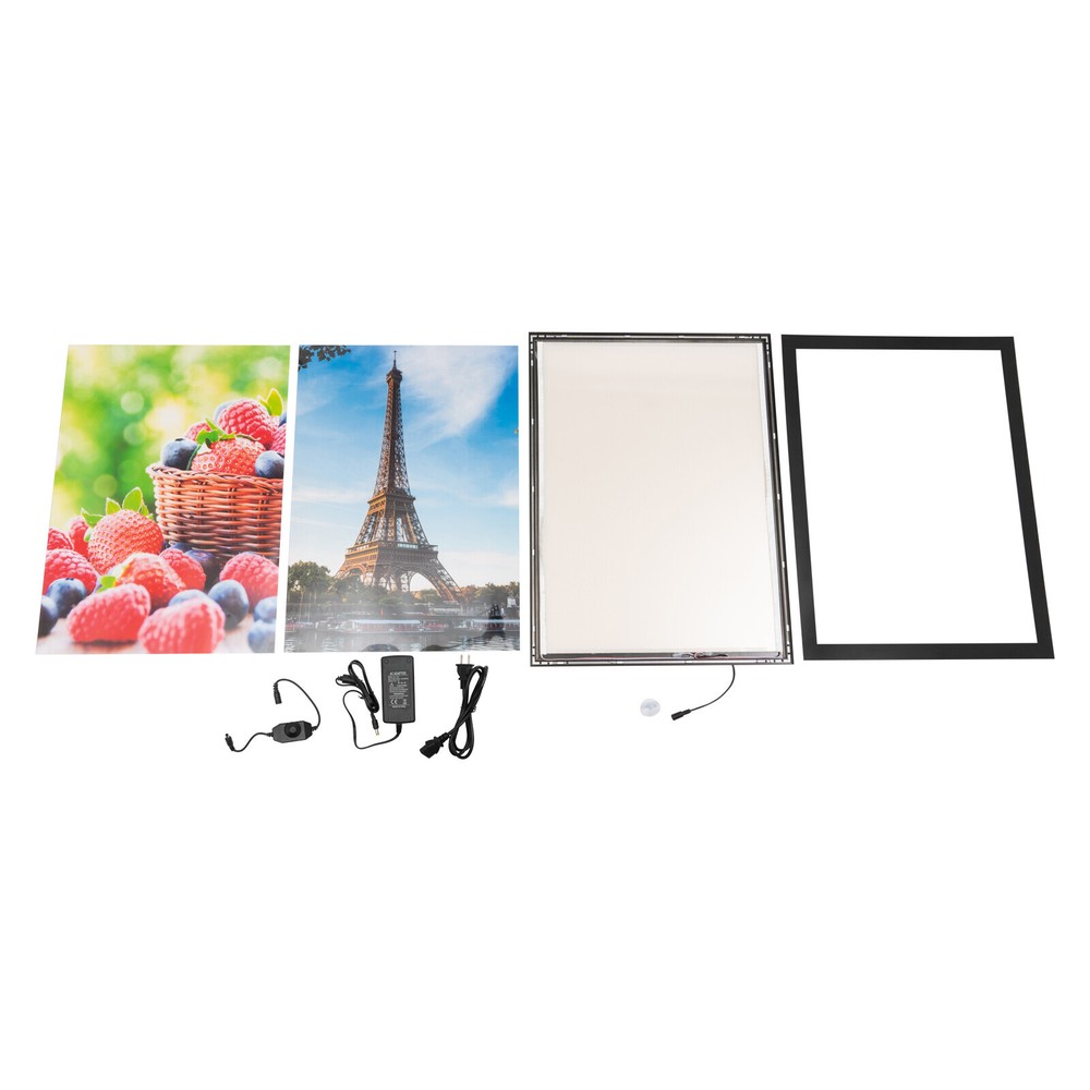 LED Poster Frame 23.2×16.9in with Adjustable Brightness for Advertising