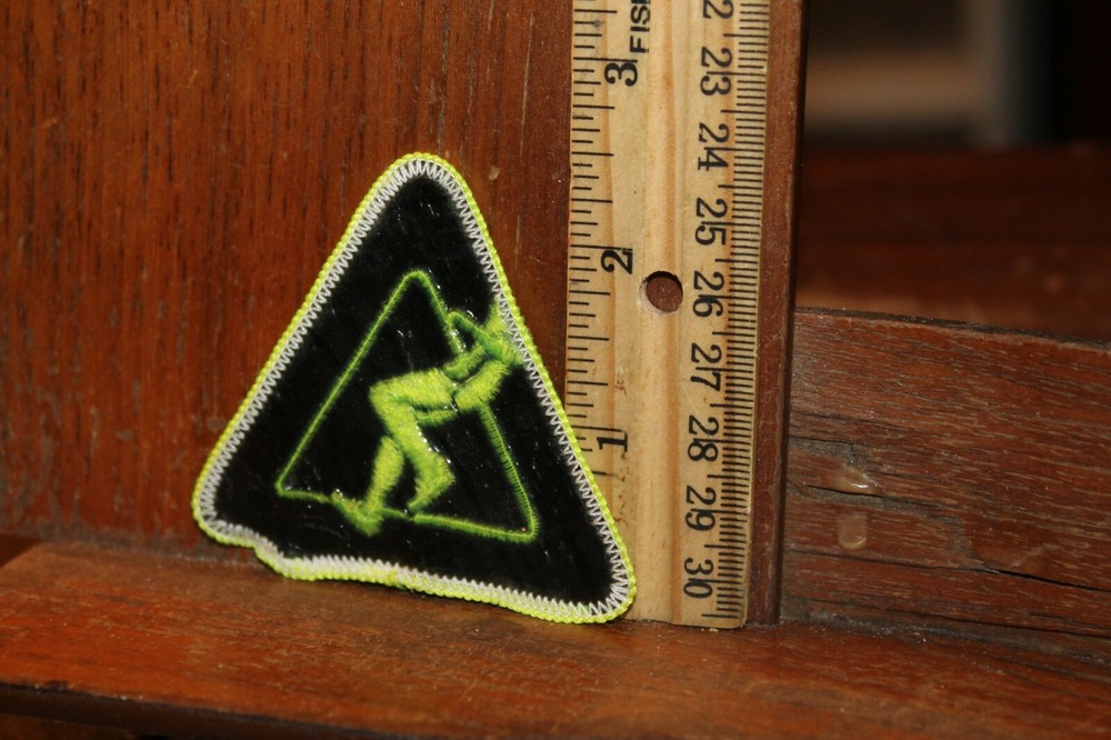 Vintage Embroidered Patch Jogging Patch Dayglo