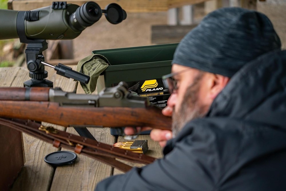 Water-Resistant Field Ammo Storage Box with Durable Plastic Construction
