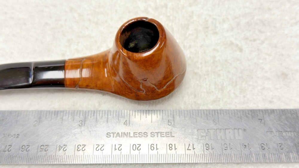 BARCLAY REX Smooth & Lightly Rusticated VOLCANO w Ebonite Saddle Stem ISRAEL