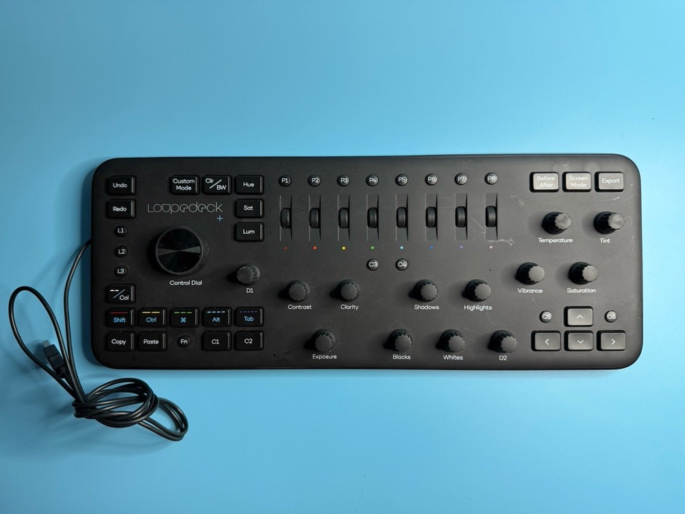 Loupedeck Plus + Photo editing controller Photo/Video Editing Console