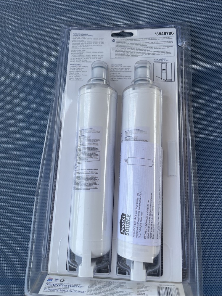 Project Source W-2-2 Refrigerator Water Filter #3846786