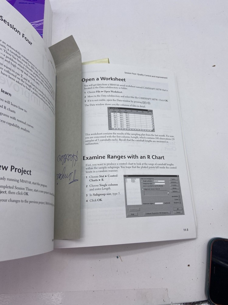 Statistical Software - Minitab 13 BOOKS MANUALS ONLY NO DISCS