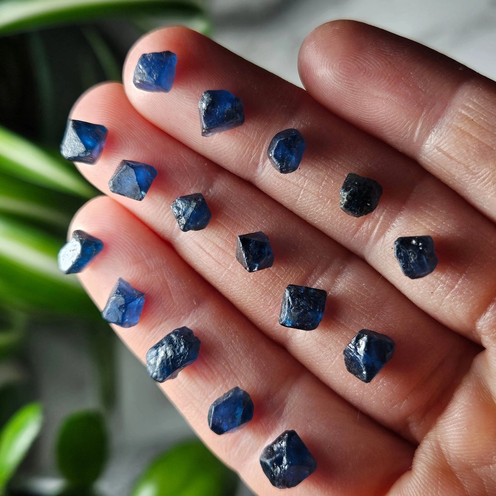 Blue Spinel Crystal