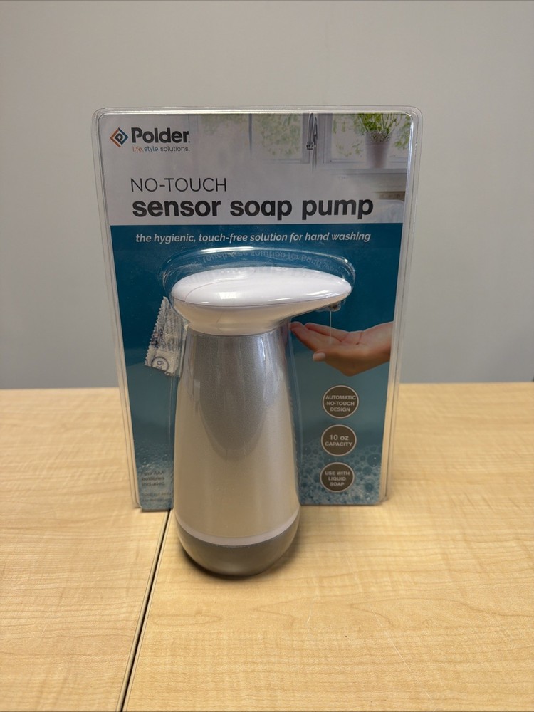 Polder 980378170 No-Touch Sensor Soap Pump