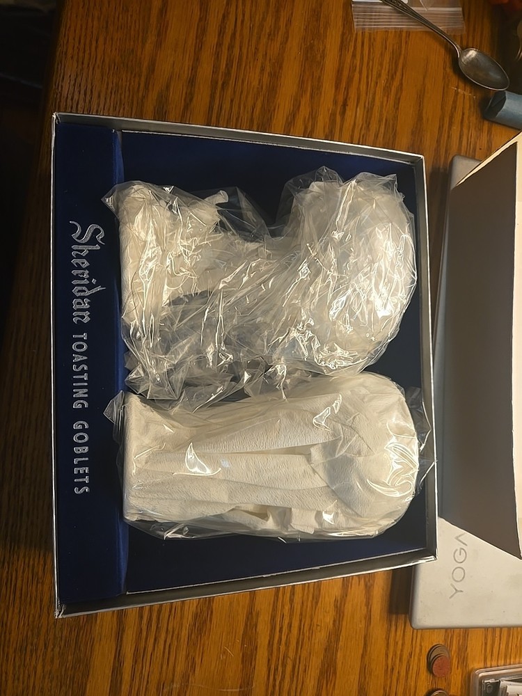 Sheridan Silverplated Toasting Goblets New In Box