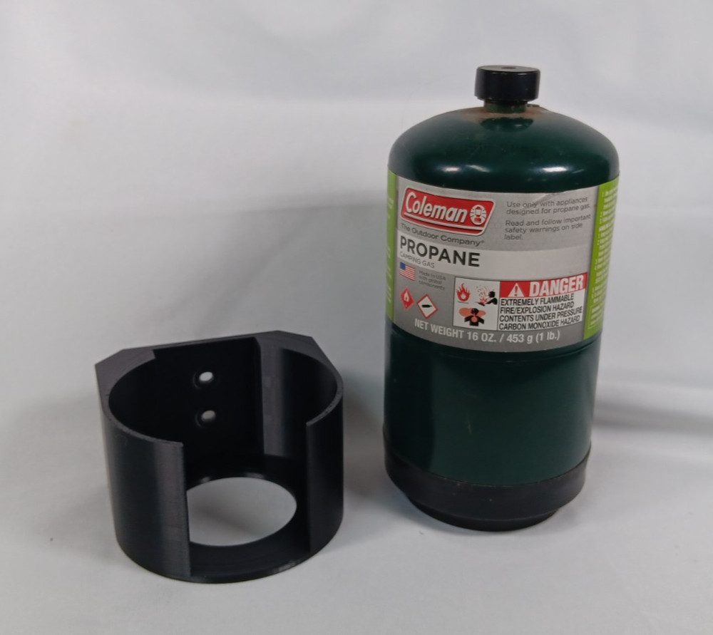 Coleman 1 lb Mini Propane Cylinder Wall-Mount Bracket Holder