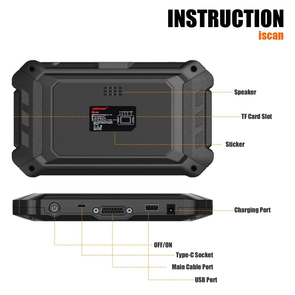 OBDSTAR iScan For SUZUKI Marine Diagnostic Scanner Tool Read/Clear Code Upgrade