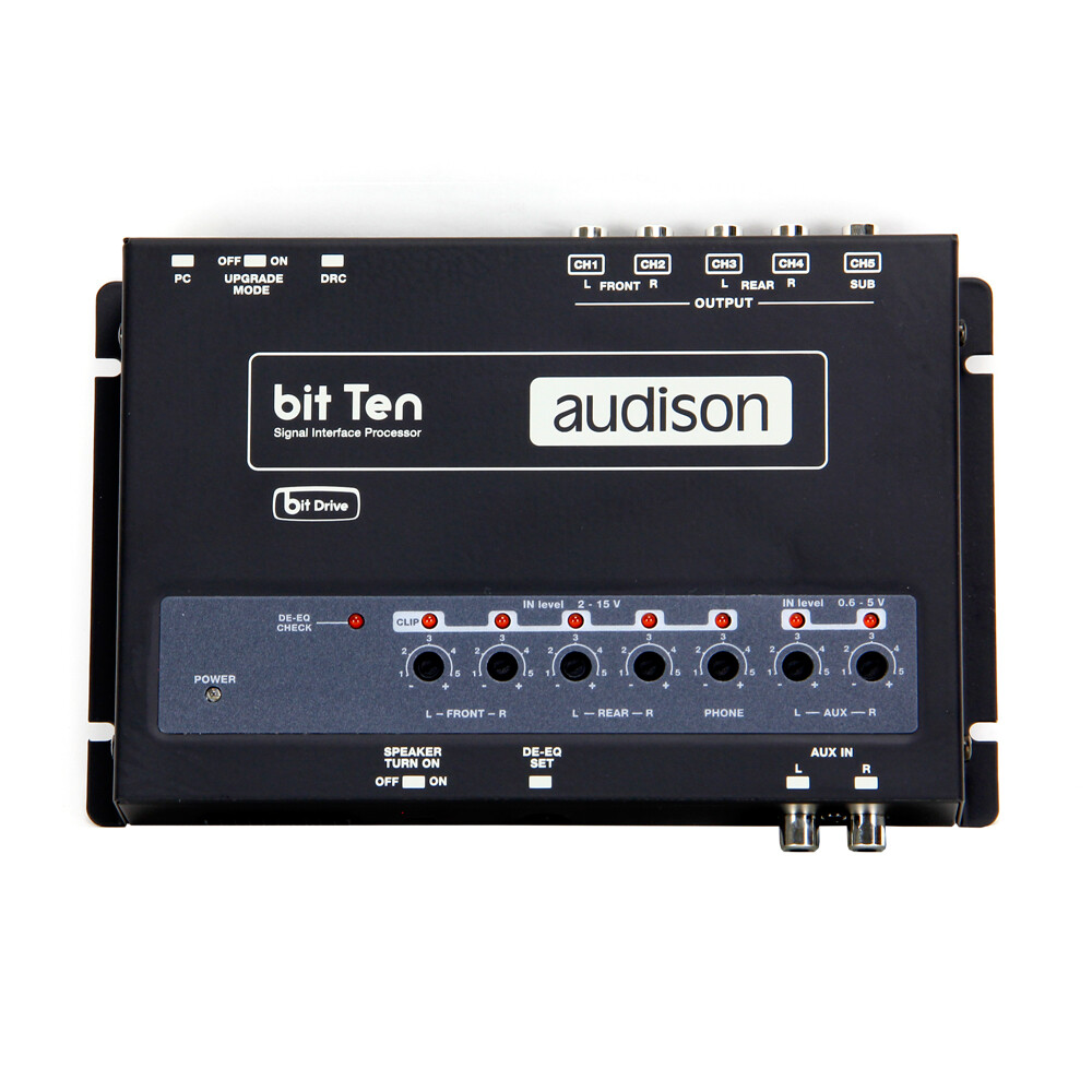 Audison BIT-TEN Multi-Function Digital Sound Processor DSP Analog Input NEW