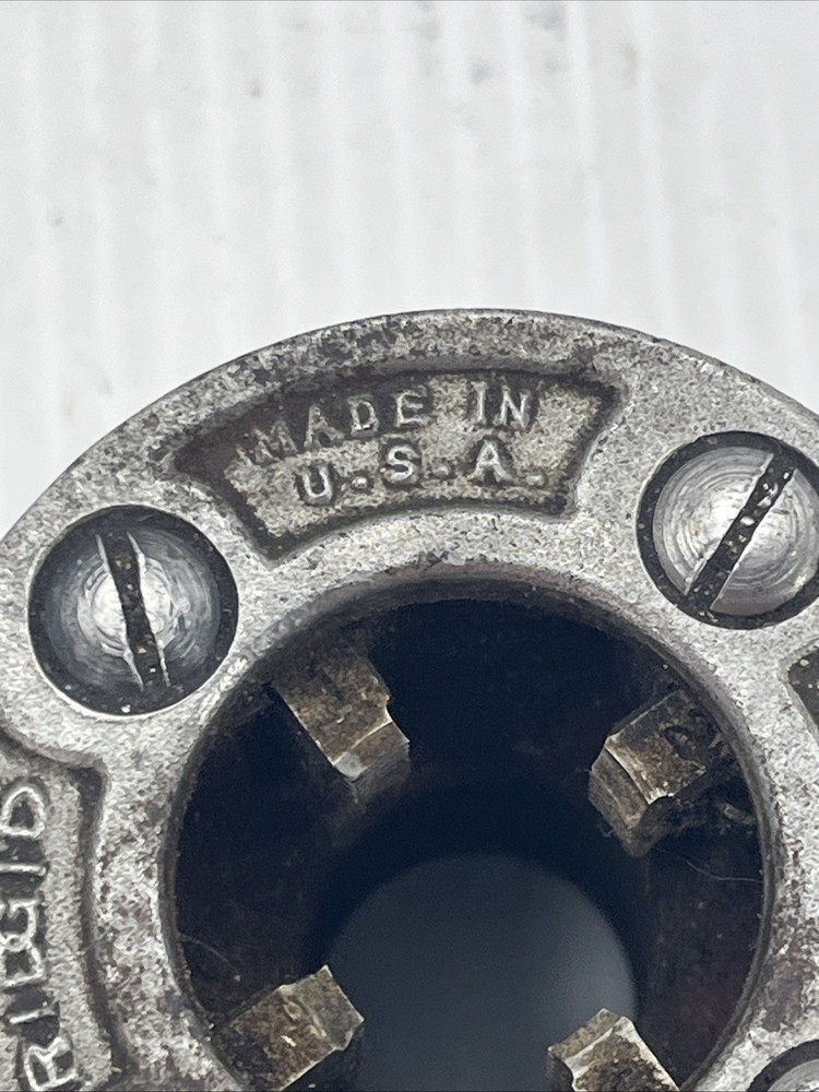 Ridgid Pipe Threading Die Head 1/2” #2242954 Used {1}