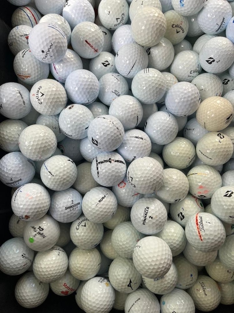100 Assorted Practice Mix Used Golf Balls