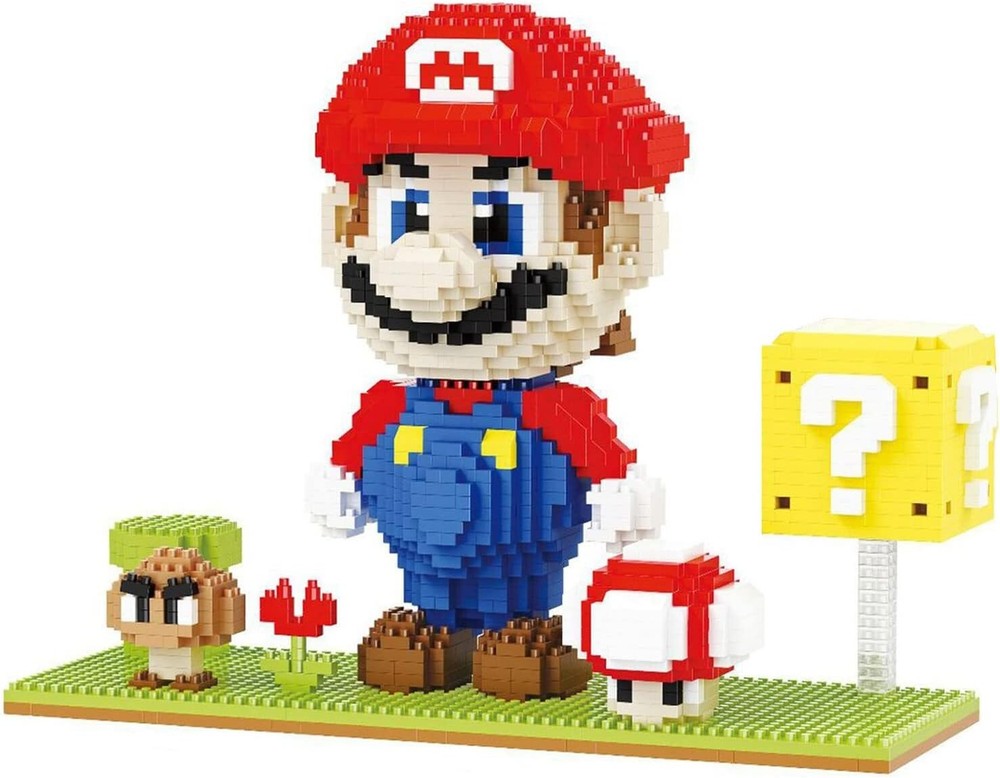 Super Mario Magic Blocks Set,2000 Pcs Mini Building Blocks Challenging Game Gift