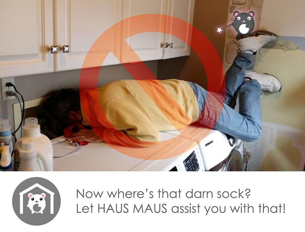 Haus Maus Laundry Guard - Keeps Laundry from Falling off Front Loading Machines