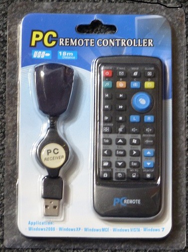 Wireless USB Laptop PC Mouse Keyboard Remote Control Media Center Controller