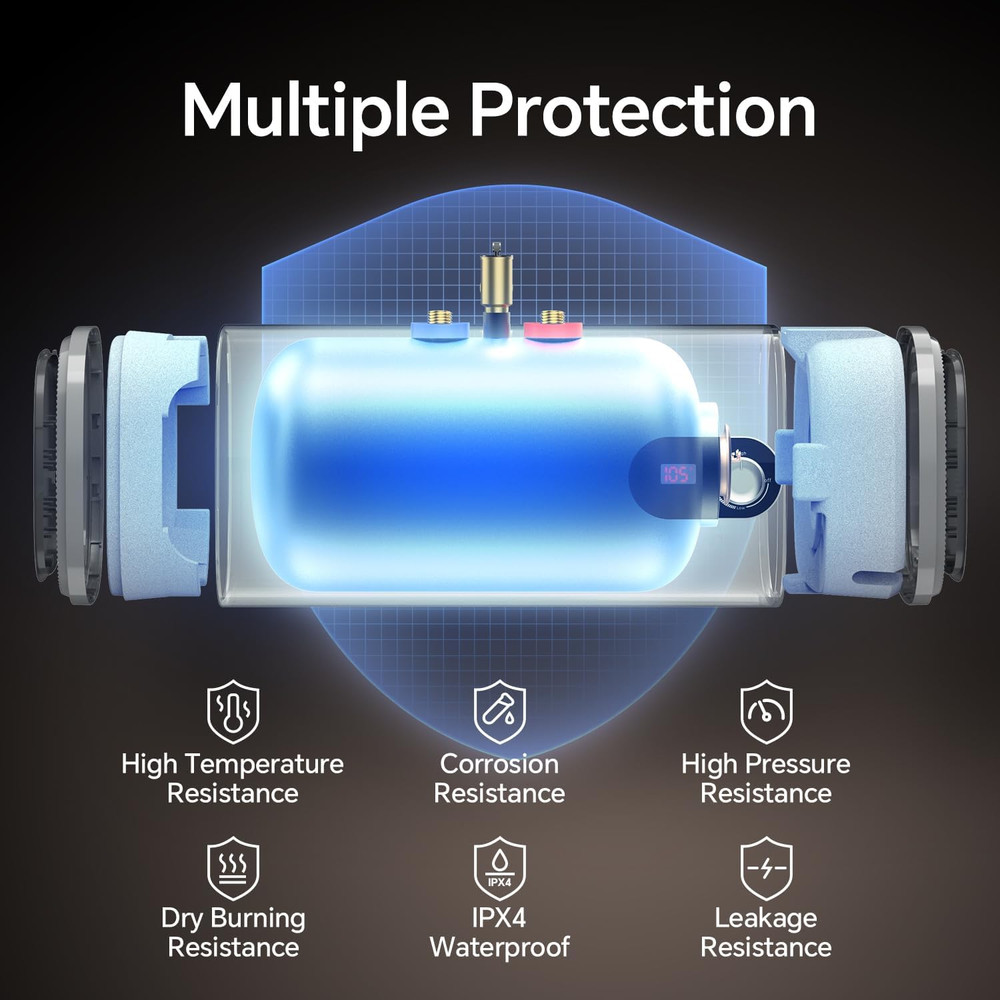 2025 Gen II 4-Gallon Electric Mini-Tank Water Heater, 120V, 1440W Instant Hot W