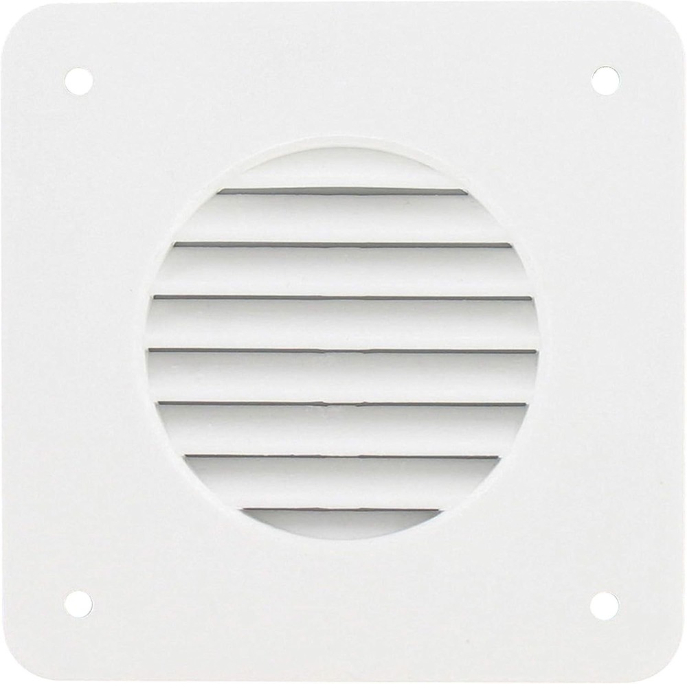 A10-3300 White Battery Box Louver