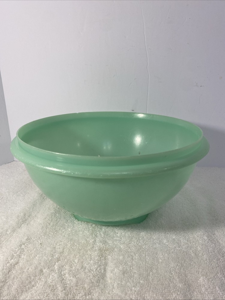 Vintage Tupperware Green Colander #339-2  9”