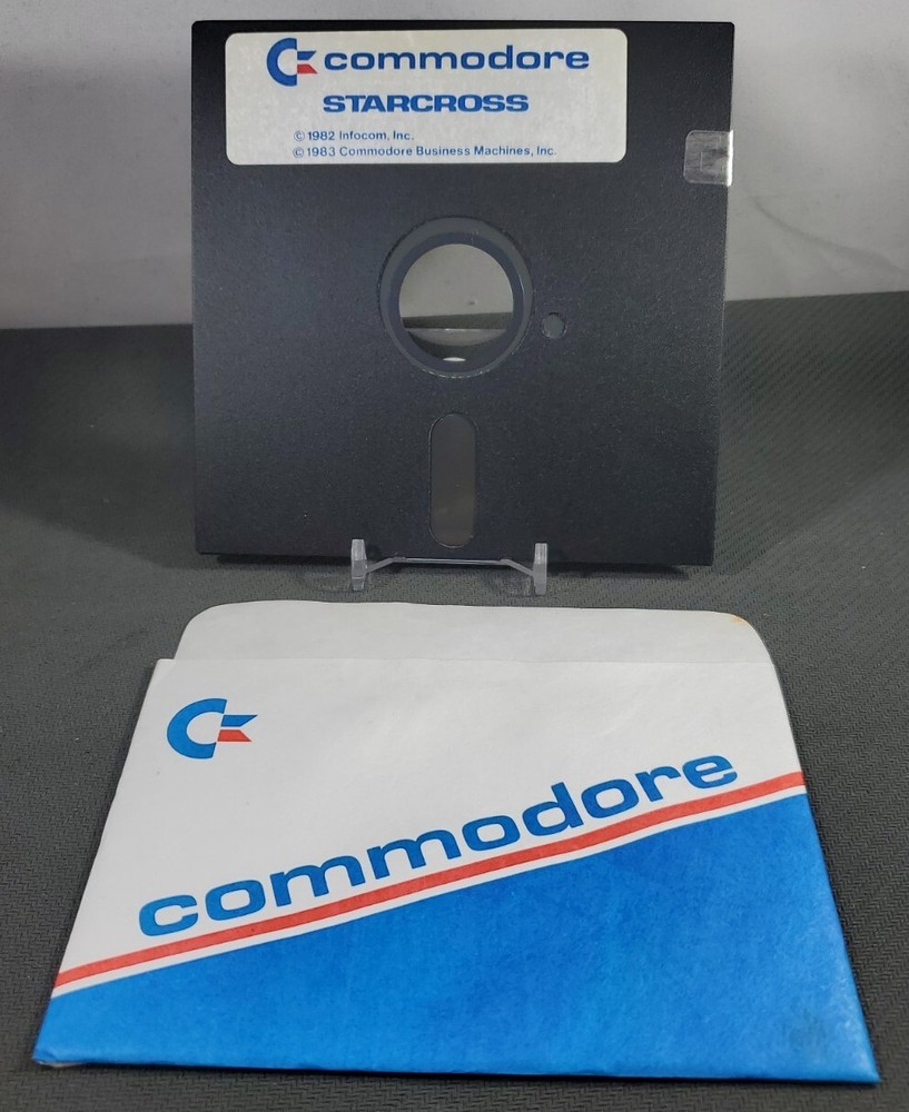 Commodore 64: Starcross, 1983, 5 1/2" Floppy Disk, Used