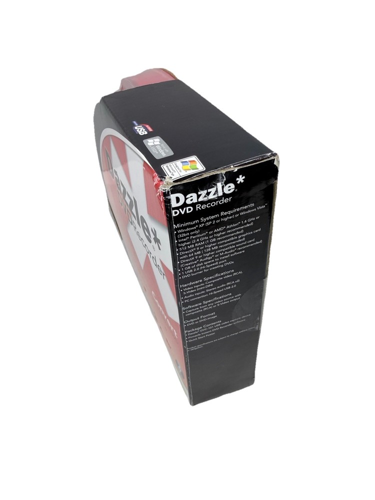 Pinnacle Dazzle DVD Recorder | Video Capture Device + Video Editing Software