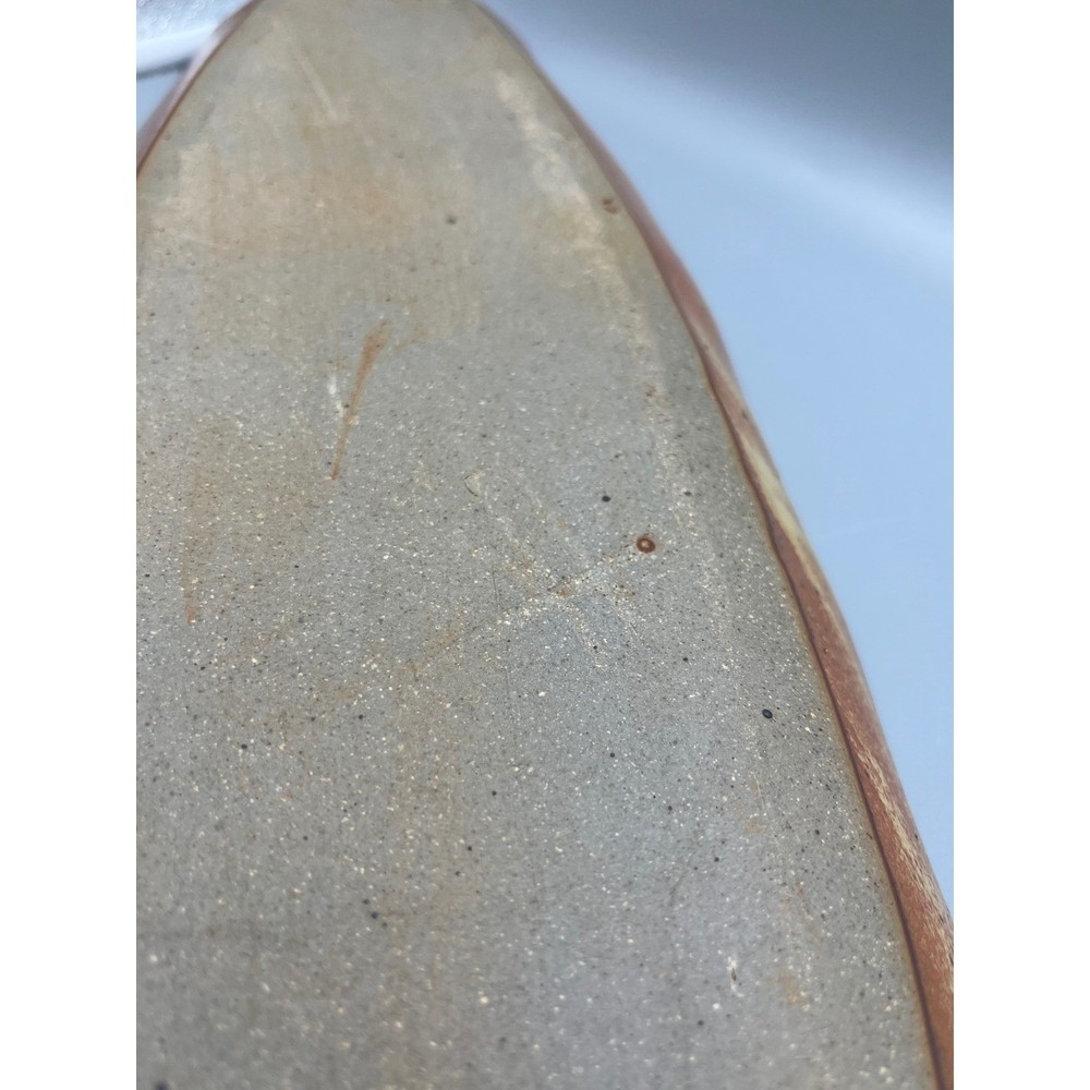 Vintage Peter Kaiser Signed stoneware Serving Tray rustic abstract design