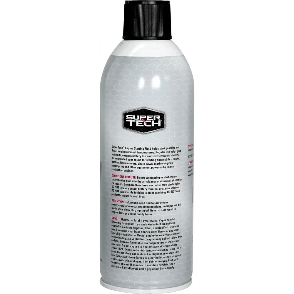 (12 pack) Super Tech Engine Starting Fluid - 11 fl oz (1 Count)