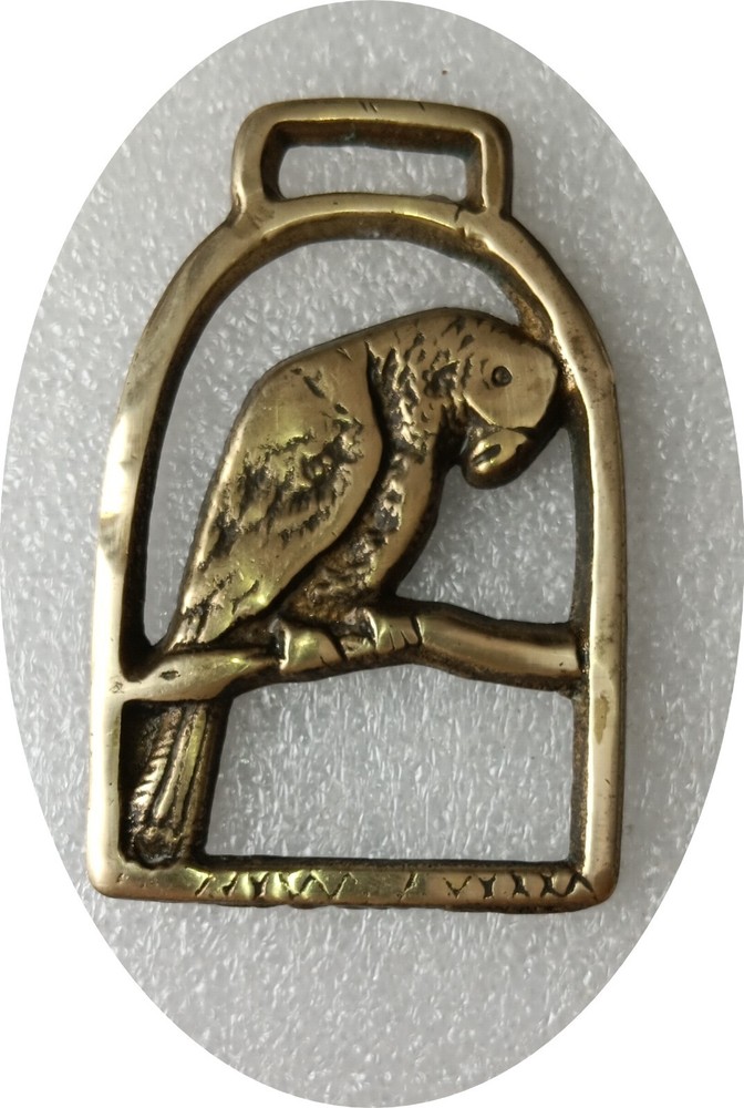 PARROT      horse brass (8045)