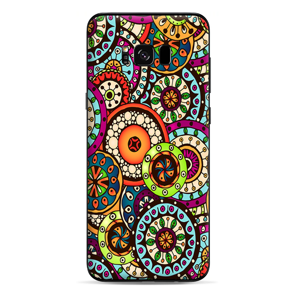 Skins Decals for Samsung Galaxy S8 - Ethnic Circles Pattern