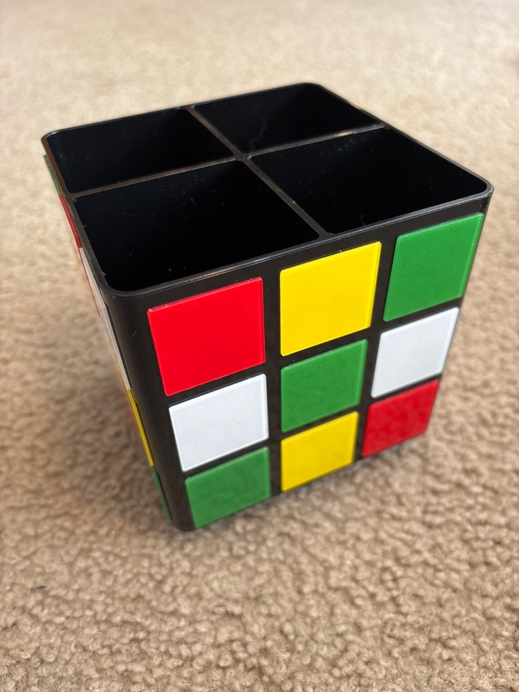 Plastic Rubik's Cube Tissue Box , Square Box Remote Holder, Multi Big Bang