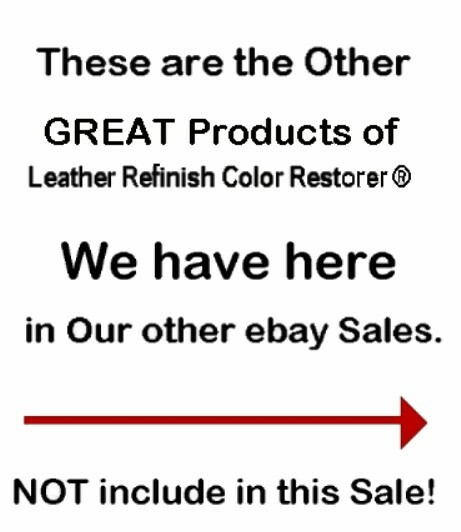 LEATHER Refinish Color RESTORER® LIGHT GREY ~ Were the ORIGINAL!
