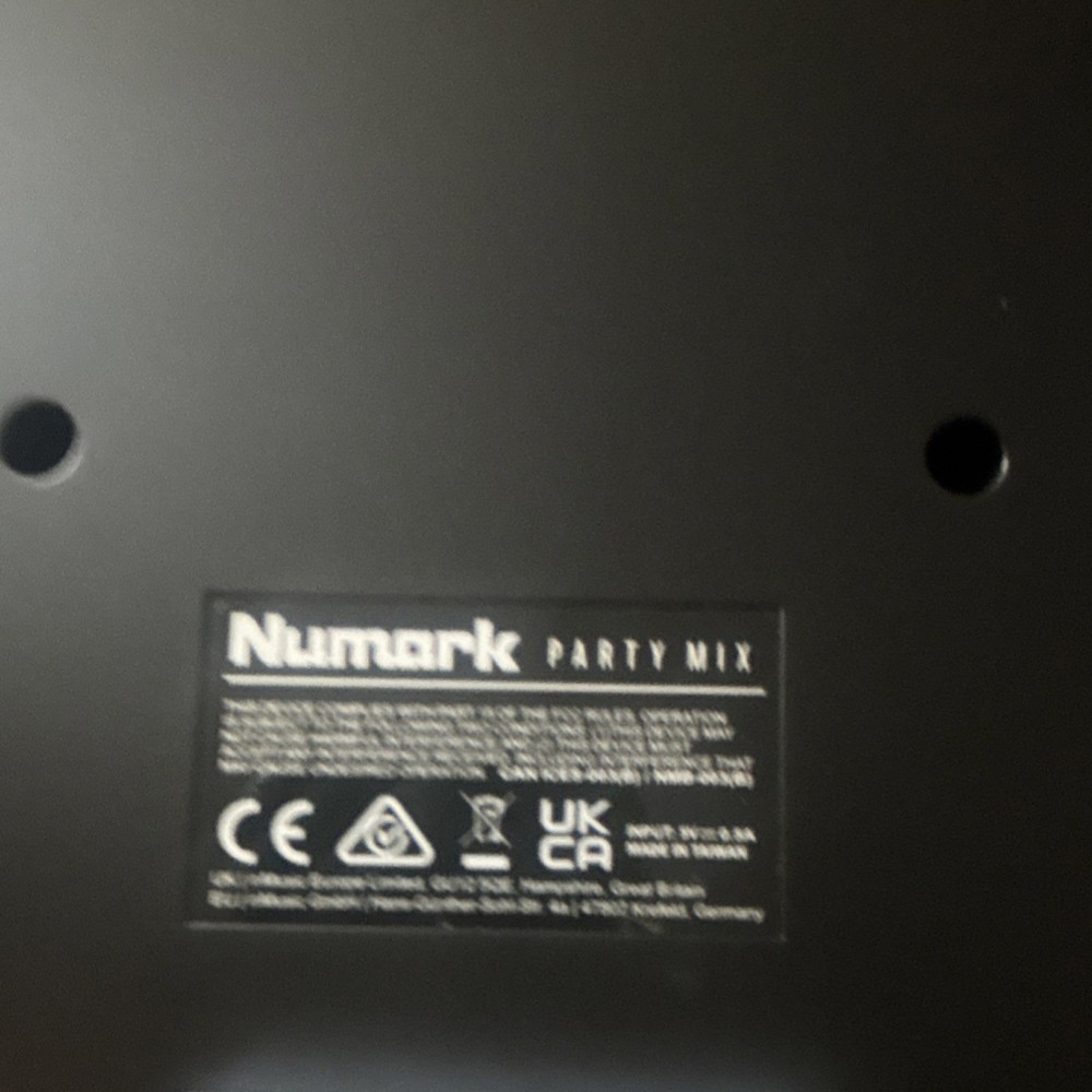 Numark Party Mix Double Deck DJ Controller Built-in Mixer Pitch Loop Filter