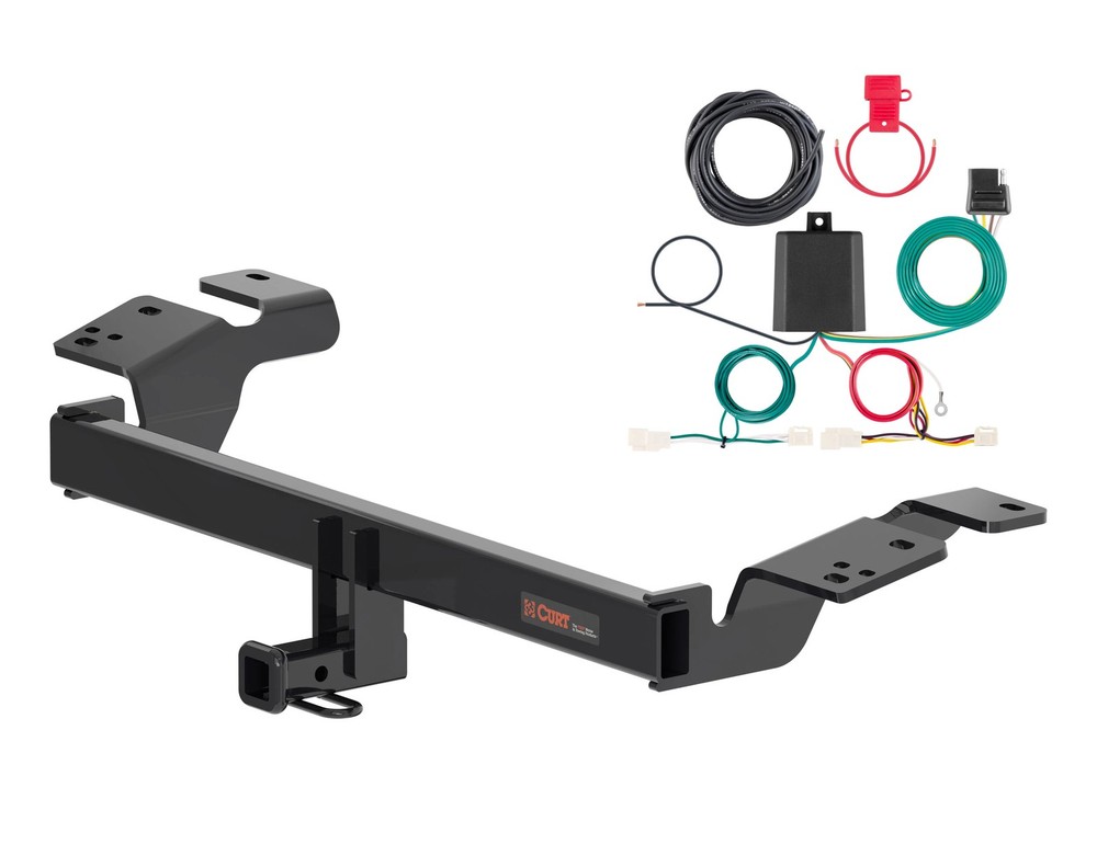 Curt Trailer Hitch & Wire Harness Custom Class 1 1-1/4in Receiver 11576 56544