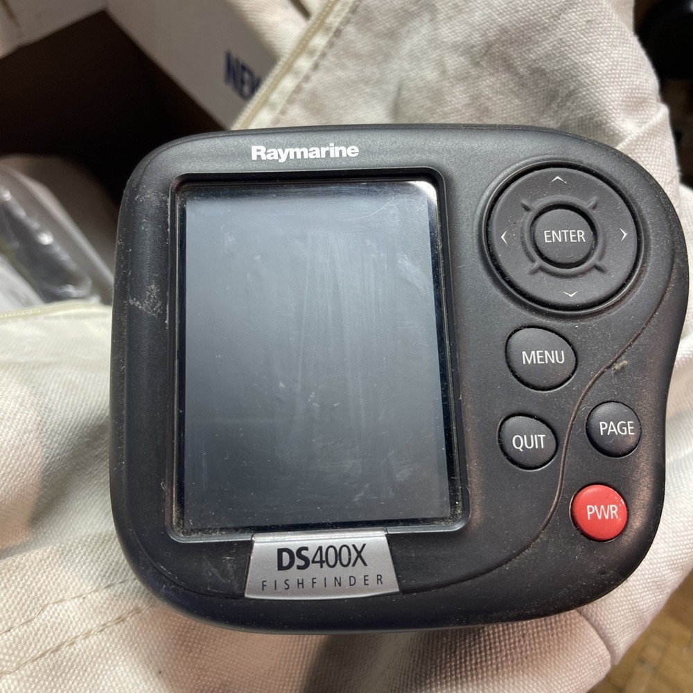 Raymarine DS400X Fishfinder Head Only Incomplete Untested
