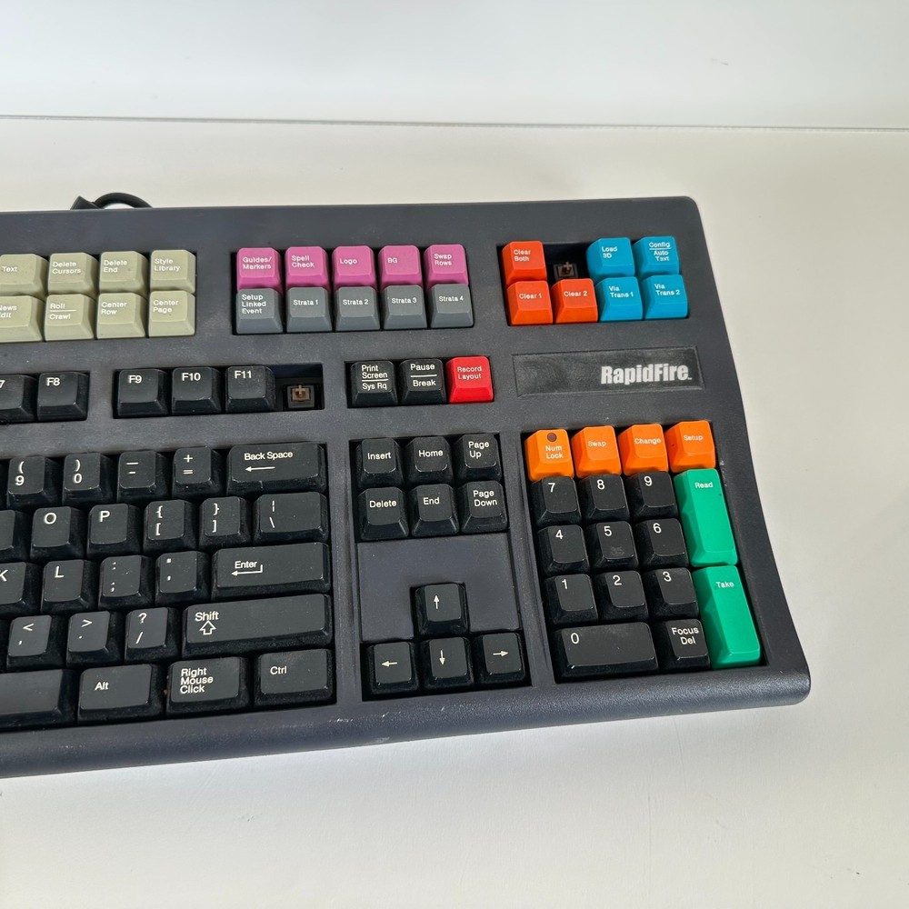 Harris Rapidfire Devlin Group Electronics F1-KMX-143-610-501 Keyboard