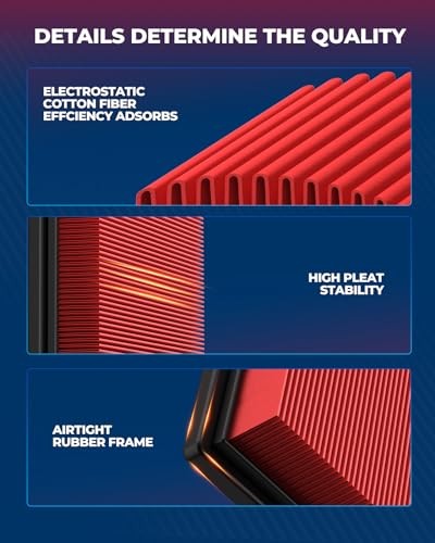 Premium Engine Air Filter, GAF018() Replacement for Frontier, Armada, CA7440