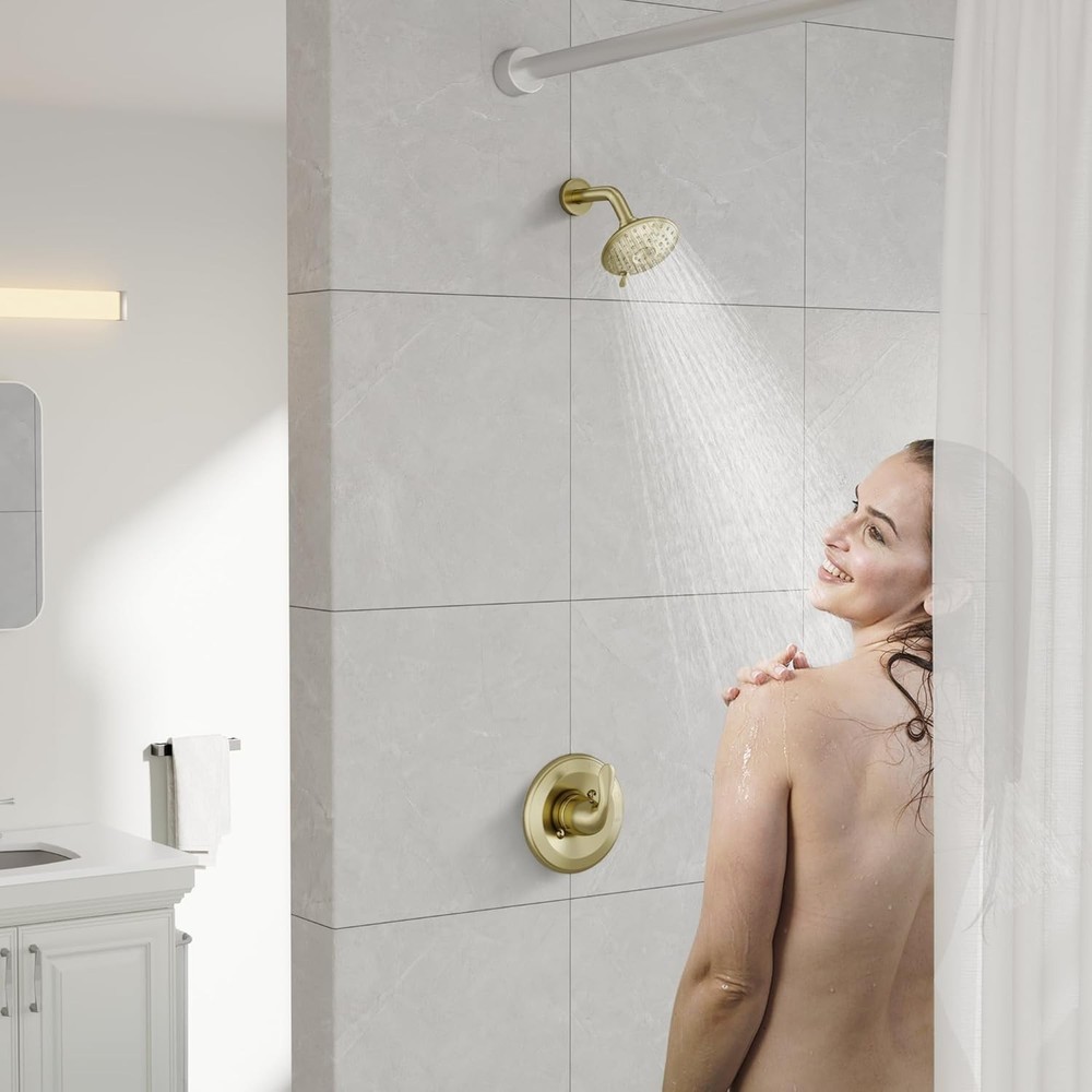 Single-Function Shower Trim Kit, Champagne Bronze