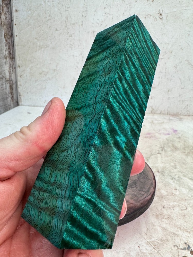 Stabilized Curly Mango Turning Blank or Knife Blank | SCM 750