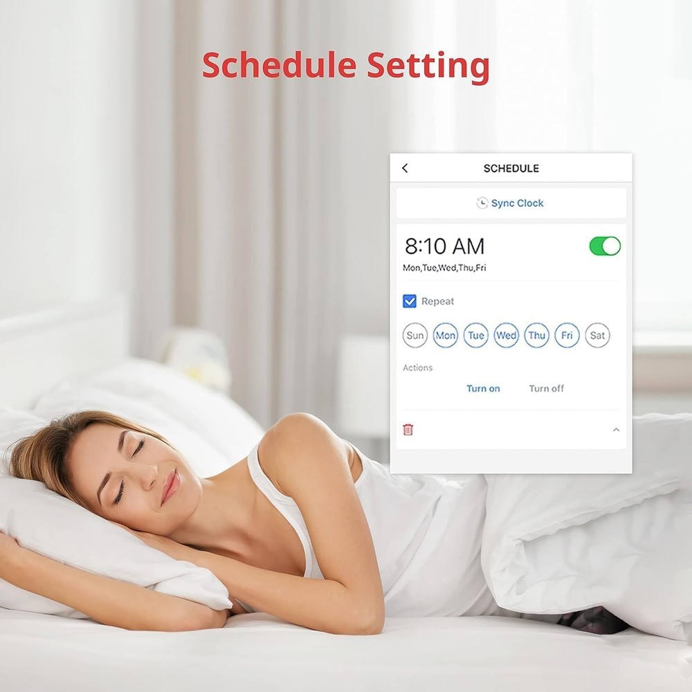 Voice-Controlled Smart Switch Adapter – Easy Bluetooth App Timer Included