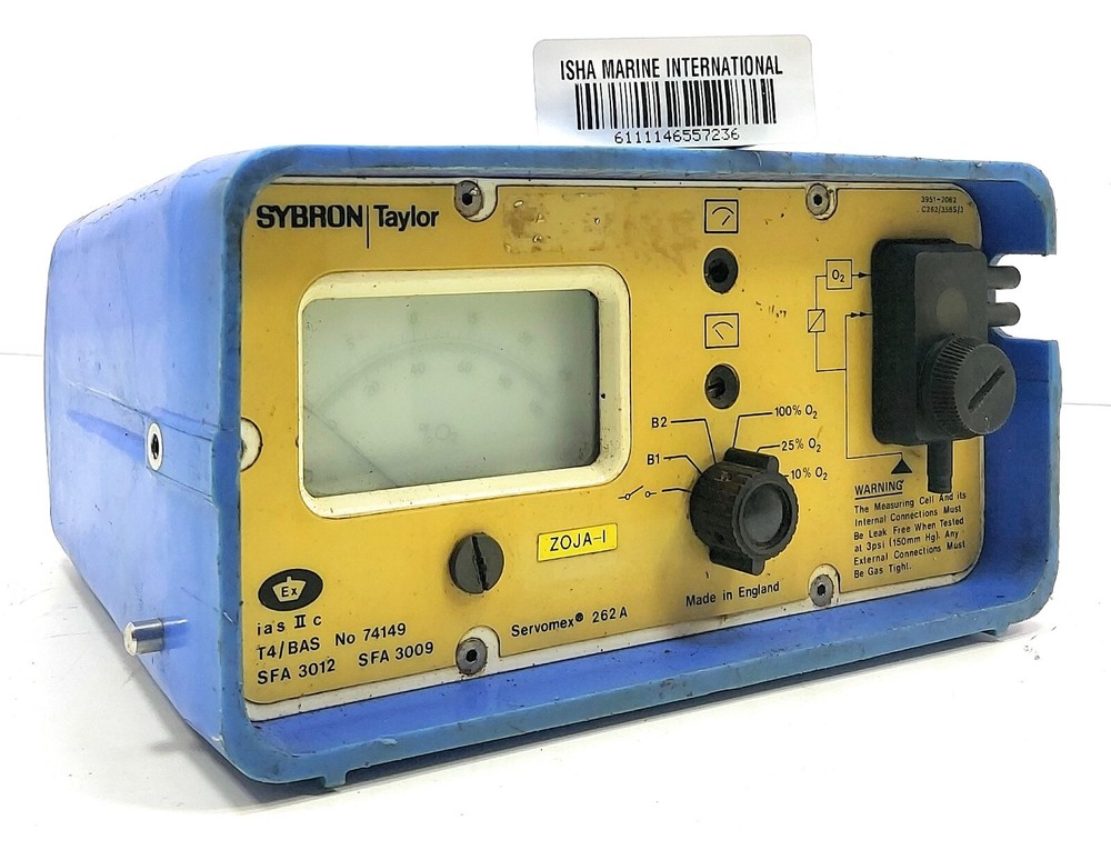 Servomax Sybron 3951-2529 Oxygen Analyzer T4/Bas